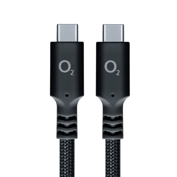 Kabel O2 USB-C x C 1,2m magnetický černá