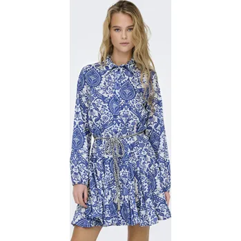 Dámské šaty Only dámské košilové šaty se vzorem Lumina modré Velikost: XS
