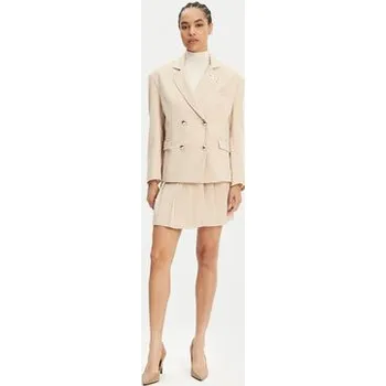 Dámská sukně Maryley Plisovaná sukně 25EB711/21ME Béžová Regular Fit S