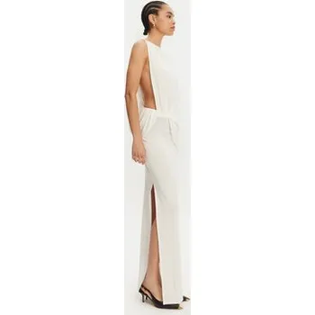 Dámské šaty JACQUEMUS Večerní šaty La Robe Peplo Longue 25E251DR2302381 100 Bílá Regular Fit M