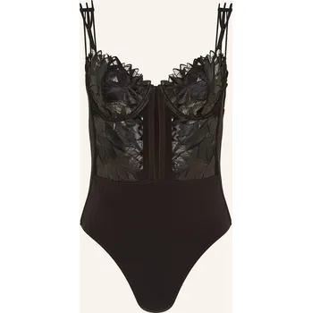 Body Livy Dámské Body S Kosticemi Moonflower, černá, 75B