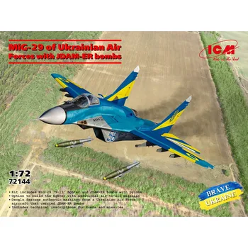 Modelářství 1:72 MiG-29 (9-13) w/ JDAM-ER Bombs, Ukrainian Air Force