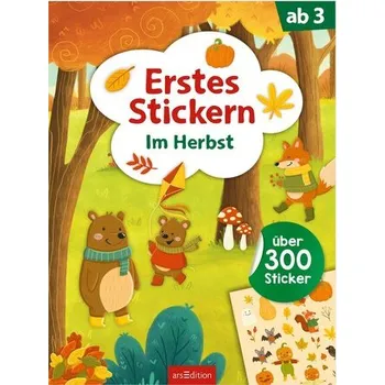 První čtění Erstes Stickern - Im Herbst - Dietz, Sarah