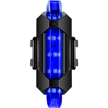 Cyklosvítilna Světlo (blikačka) na kolo KB-007 Modré