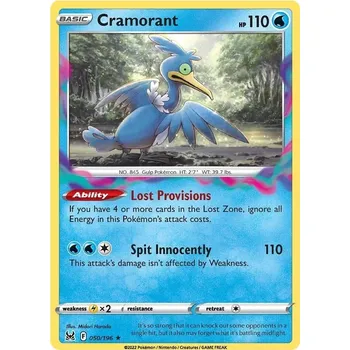 Sběratelská karetní hra Cramorant 050/196 - Lost Origin Typ karty: Reverse Holo