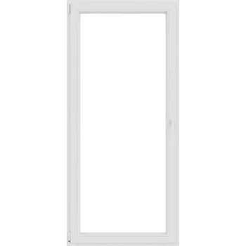 Okno Solid Elements Premium Balkonové dveře OS 1, 90 L, 90 × 200 cm, trojsklo, 6 komor, levé, bílé W2GDBCZTK1.0024