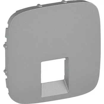 Elektrická zásuvka Kryt komunikační zásuvky Valena Allure hliník Legrand 755417