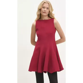 Dámské šaty Šaty Answear.LAB červená barva, mini 5177.ilk 33X, vel. M