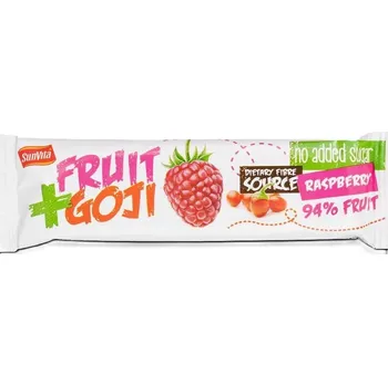 Sunvita Fruit+Goji ovocná tyčinka malina 30g