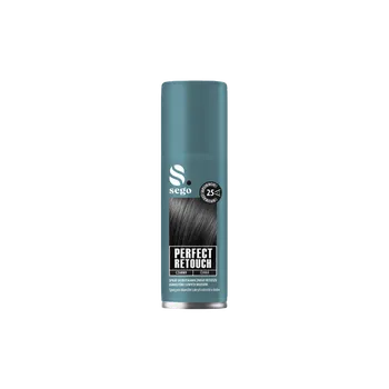 Barva na vlasy SEGO korektor na odrůsty a šediny ČERNÝ 75 ml