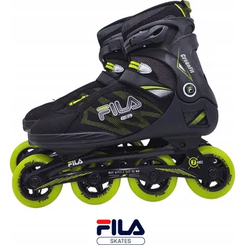 Kolečkové brusle Kolečkové Brusle pánské FILA SKATES CROSSFIT Black/Lime Inline Černé Sport 45.5EU
