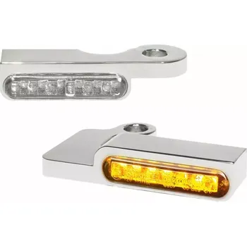 Osvětlení pro motocykl Led blinkry HEINZ BIKES pro HARLEY DAVIDSON XL rok 2004-2013 barva chromová
