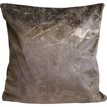 Dekorativní polštářek Povlak Plain Velvet YX514 40x40cm hnědý