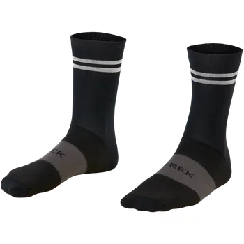 Pánské ponožky Vysoké reflexní závodní ponožky Trek Race, černá|S (35-38 EUR)
