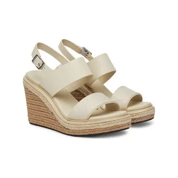 Dámská obuv Calvin Klein Espadrilky Wedge Sandal 70 - Jacq HW0HW02386 Bílá 39
