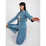 Světle modrá klasická džínová bunda -RO-KR-CKT-4007.17X-light blue Velikost: XS