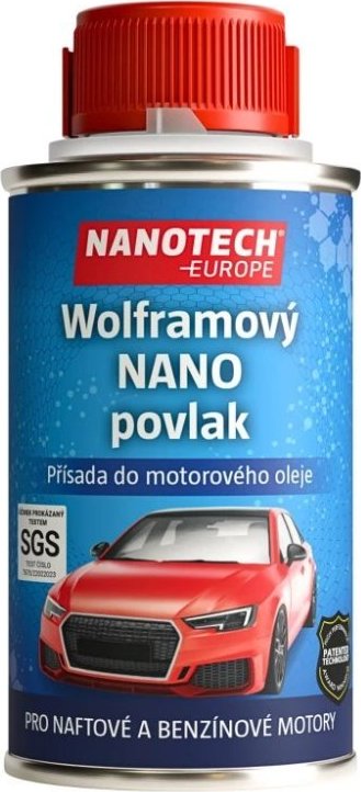 Nanotech-Europe Wolframový NANO povlak - přísada do motorového oleje pro BENZINOVÉ motory 110 ml
