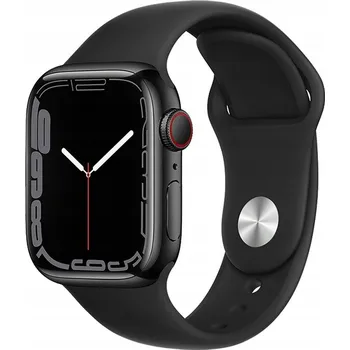 Řemínek na hodinky FORCELL řemínek F-DESIGN FA01 řemínek pro Apple Watch 38 40 41 mm silikonový černý