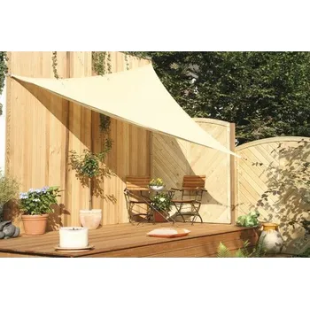 Krycí plachta Sluneční plachta 3x napínací lanko, PES 280 g/m², sisal 520 cm