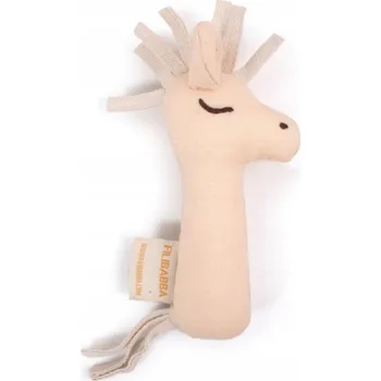 Hračka pro kojence Filibabba Lněné chrastítko Kůň