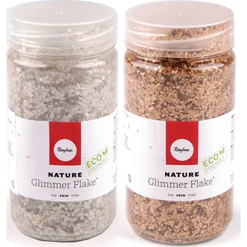 Vánoční dekorace Dekorativní zdobící slídové vločky 370 ml, Balení 1 ks, Varianta 1 stříbrná