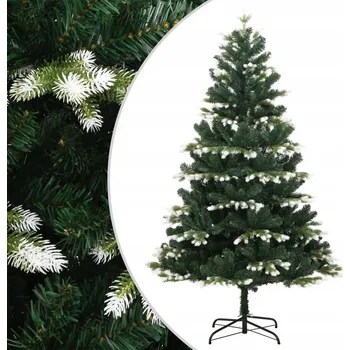 Vánoční stromek Umělý vánoční stromek na panty, zasněžený, 240 cm