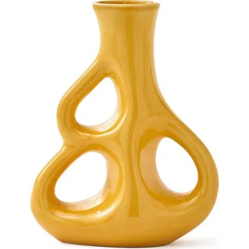 Váza Dekorativní váza Pols Potten Three Ears 240.205.068 žlutá 11X