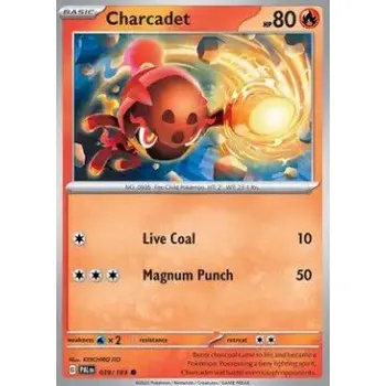 Sběratelská karetní hra Pokémon PAL 039/193 Charcadet - Paldea Evolved Stav: Near Mint, Verze: REVERSE HOLO