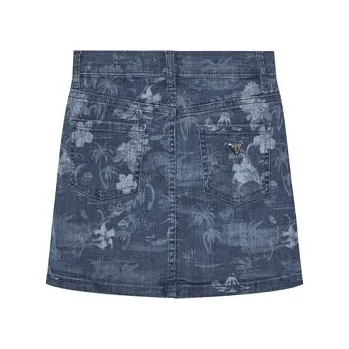 Dámská sukně Guess Džínová sukně J5GD06 D52V0 Tmavomodrá Regular Fit 7Y