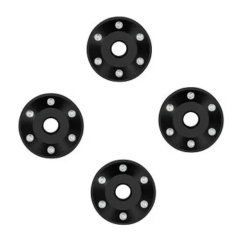 RC náhradní díl Traxxas podložka disku kol hliníková černá (4)