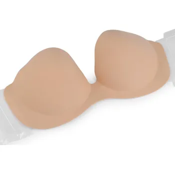 Dámské spodní prádlo Nalepovací push-up neviditelná podprsenka - (A) tělová