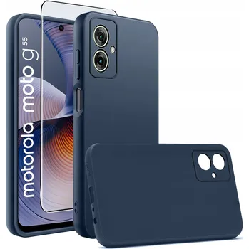 Pouzdro na mobilní telefon Zadní Kryt Alecase pro Motorola Moto G55 modrá