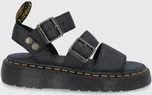 Kožené sandály Dr. Martens Gryphon Quad dámské, černá barva, na platformě, DM25720001.Gryphon.Qu-Black, EUR 37