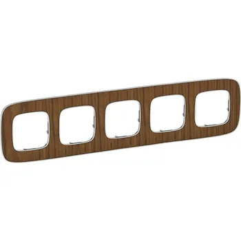 Pětirámeček Valena Allure ořech Legrand 754465