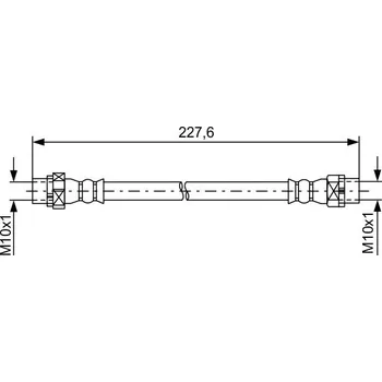 Brzdová hadice Brzdová hadice BOSCH 1 987 481 582