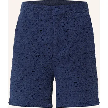 Pánské kraťasy Daily Paper Pánské Háčkované Šortky Lace Shield, tmavě modrá, 54