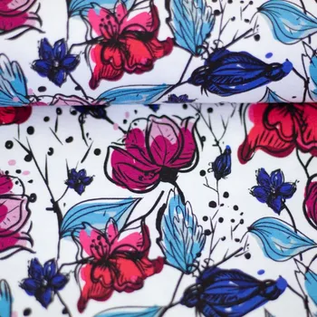 SWAFING Úplet Summer růžovo-fialové květy