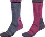 Skechers 2PPK Women Trail Wool Socks SK41105-5700 Velikost: 35-38