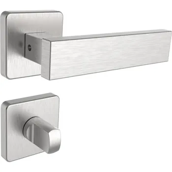 Dveřní kování Rostex dveřní kování CASTELO/H WC nerez mat