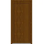 Solid Elements Vedlejší vchodové dveře Premium Simple, 90 P, rozměr vč. zárubně: 980 × 1980 mm, plast, pravé, dub, plné W1DRBCZTK2.0033