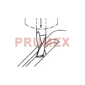 Příslušenství k frézce Fréza pro drážky per dlouhá, nesouměrná, F221418, 13x26 mm