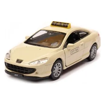 Hračka Welly Peugeot Coupe 407 City Taxi 1:34-39