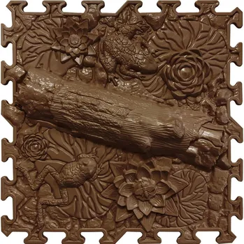 ortopedická podložka Masážní ortopedické podložky žabičky - tvrdé - hnědá