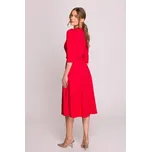 Stylove Večerní šaty S404 Červená Premium Fit XL