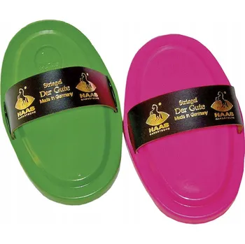 IP kamera Hřeblo pro koně Der Gute, s poutkem, růžové, 16 cm, Haas