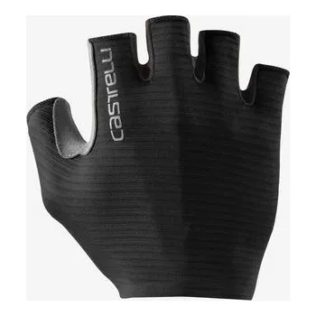 Cyklistické rukavice CASTELLI rukavice Espresso, light black L
