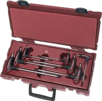 Ruční nářadí KRAFTWERKTOOLS Sada klíčů Torx "T" 7ks - kufr COMPLETO PROFI Line