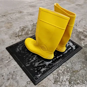 Rohožka FLOMAT Gumová dezinfekční rohož (vana) na boty, obuv, podrážky FLOMA SD60 - 46 x 61 x 1,9 cm (81716212)