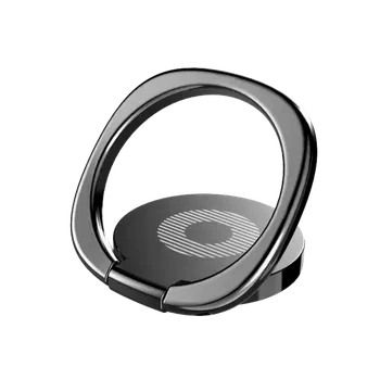 Držáček MOBIL DRŽKA Baseus Ring – černý úchyt na mobil (Držák na telefon MOBIL DRŽKA Baseus Ring – černý otočný prstýnek s úchytem na zadní část telefonu)