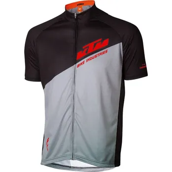 cyklistický dres Dres KTM DRES RACE KRÁTKÝ RUKÁV, ČERNÁ/ŠEDÁ/ČERVENÁ L